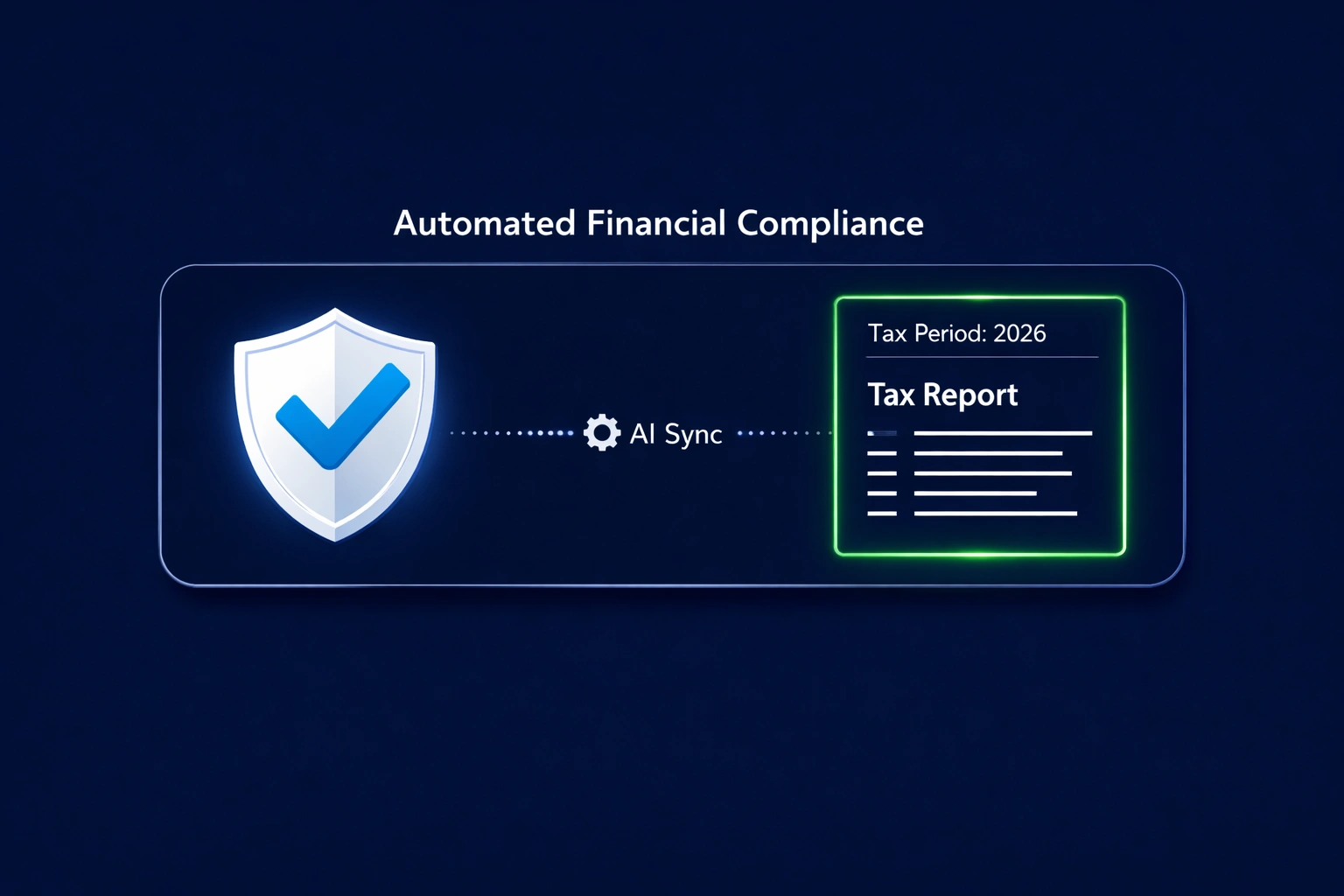 Xero automated financial compliance shield and tax report sync snippet.